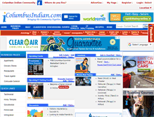Tablet Screenshot of columbusindian.net